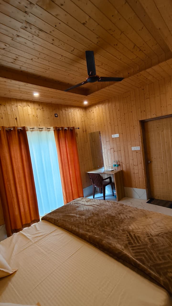 Luxury room interior detail — premium furnishings at Hotel Dhangauri